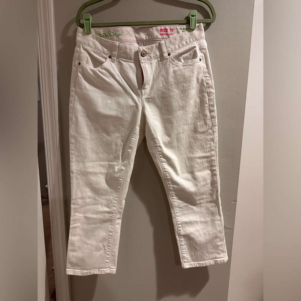 NWOT Lilly Pulitzer Aida Crop jeans